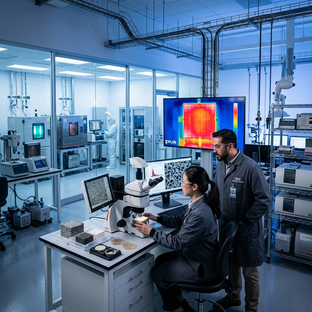 Cueron R&D thermal science laboratory